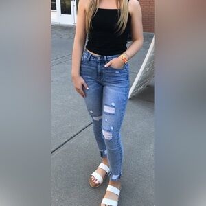 KanCan Distressed Skinny Jeans